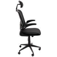 Кресло AksHome BRUNO ткань/сетка черный купить в Минске