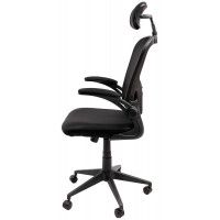 Кресло AksHome BRUNO ткань/сетка черный купить в Минске