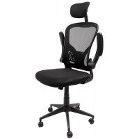 Кресло AksHome BRUNO ткань/сетка черный купить в Минске