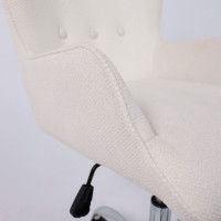 Кресло AksHome BELLA Buble (Белла Бабл) White 15 букле/белый купить в Минске