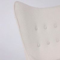 Кресло AksHome BELLA Buble (Белла Бабл) White 15 букле/белый купить в Минске