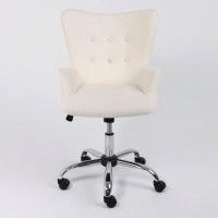 Кресло AksHome BELLA Buble (Белла Бабл) White 15 букле/белый купить в Минске