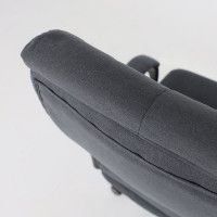 Кресло AksHome BUNNY (Банни) ткань темно-серый купить в Минске