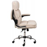 Кресло Akshome CAESAR CHROME бежевый купить в Минске