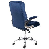 Кресло Akshome CAESAR CHROME темно-синий купить в Минске