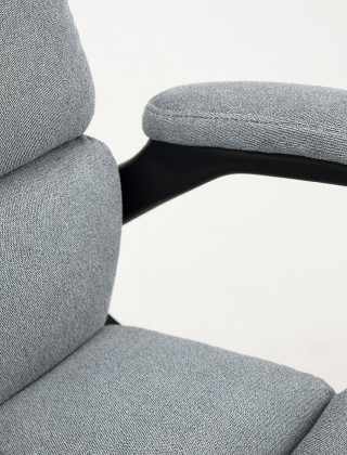 Кресло Akshome CAESAR CHROME серый