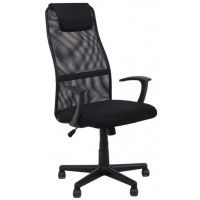 Кресло AksHome CALVIN (Кальвин) ткань/сетка черный