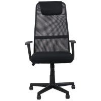 Кресло AksHome CALVIN (Кальвин) ткань/сетка черный купить в Минске