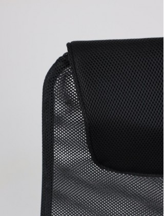 Кресло AksHome CALVIN (Кальвин) ткань/сетка черный