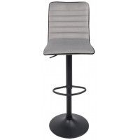 Стул барный AksHome Capri серый велюр HCJ-38+черный велюр HCJ-50/черный купить в Минске Стул барный AksHome Capri серый велюр HCJ-38+черный велюр HCJ-50/черный купить в Минске
