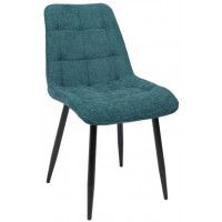 Стул AksHome CARIS (Карис) бирюзовый микровелюр CD2302-21/черный