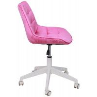 Кресло поворотное CAROLYN велюр фуксия купить в Минске Кресло поворотное CAROLYN велюр фуксия купить в Минске