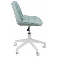 Кресло поворотное CAROLYN велюр мятный купить в Минске