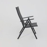 Кресло садовое CATANIA (Катания) серый/черный купить в Минске Кресло садовое CATANIA (Катания) серый/черный купить в Минске