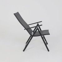 Кресло садовое CATANIA (Катания) серый/черный купить в Минске Кресло садовое CATANIA (Катания) серый/черный купить в Минске