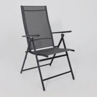 Кресло садовое CATANIA (Катания) серый/черный купить в Минске Кресло садовое CATANIA (Катания) серый/черный купить в Минске