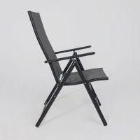 Кресло садовое CATANIA (Катания) серый/черный купить в Минске Кресло садовое CATANIA (Катания) серый/черный купить в Минске