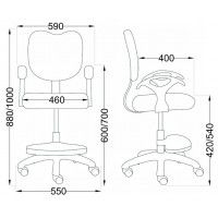 Кресло поворотное CATTY, WHITE, ткань синий космос купить в Минске Кресло поворотное CATTY, WHITE, ткань синий космос купить в Минске