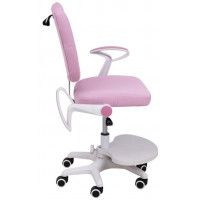 Кресло поворотное CATTY, WHITE, ткань котенок розовый купить в Минске Кресло поворотное CATTY, WHITE, ткань котенок розовый купить в Минске