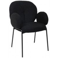Стул AksHome CHARLEY (Чарли) черный букле QQS15/черный