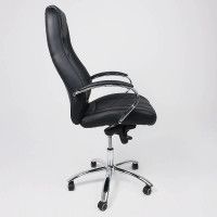 Кресло AksHome COBRA натуральная кожа черный купить в Минске