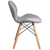 Кресло AksHome COLIN (Колин) серый/дерево купить в Минске Кресло AksHome COLIN (Колин) серый/дерево купить в Минске