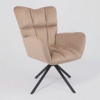 Кресло AksHome COLORADO NEW (Колорадо) капучино велюр HCJ-11/черный купить в Минске Кресло AksHome COLORADO NEW (Колорадо) капучино велюр HCJ-11/черный купить в Минске