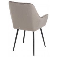 Стул Commander 2 серо-бежевый велюр Tiffany 17/черный купить в Минске Стул Commander 2 серо-бежевый велюр Tiffany 17/черный купить в Минске