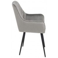 Стул Commander 2 светло-серый велюр Tiffany 16/черный купить в Минске Стул Commander 2 светло-серый велюр Tiffany 16/черный купить в Минске