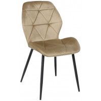 Стул AksHome CONGO (Конго) капучино велюр G062-11/черный