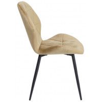 Стул AksHome CONGO (Конго) капучино велюр G062-11/черный купить в Минске