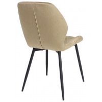 Стул AksHome CONGO (Конго) капучино велюр G062-11/черный купить в Минске