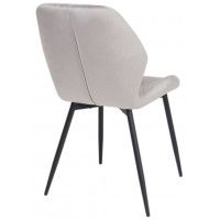 Стул AksHome CONGO (Конго) светло-серый велюр G062-37/черный купить в Минске