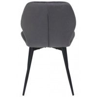 Стул AksHome CONGO (Конго) темно-серый велюр G062-40/черный купить в Минске