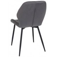 Стул AksHome CONGO (Конго) темно-серый велюр G062-40/черный купить в Минске