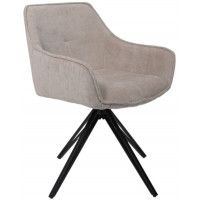 Стул AksHome CONNOR (Коннор) слоновая кость велюр TYN997-4/черный Стул AksHome CONNOR (Коннор) слоновая кость велюр TYN997-4/черный