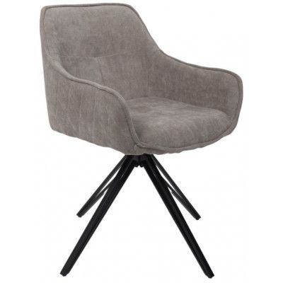 Стул AksHome CONNOR (Коннор) темно-бежевый велюр TYN997-18/черный купить в Минске