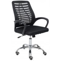 Кресло AksHome CONSUL (Консул) ткань/сетка черный