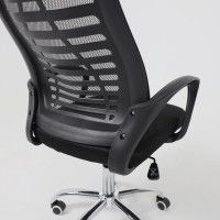 Кресло AksHome CONSUL NEW ткань/сетка черный (с подголовником) купить в Минске Кресло AksHome CONSUL NEW ткань/сетка черный (с подголовником) купить в Минске