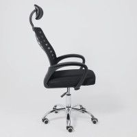 Кресло AksHome CONSUL NEW ткань/сетка черный (с подголовником) купить в Минске Кресло AksHome CONSUL NEW ткань/сетка черный (с подголовником) купить в Минске