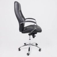 Кресло AksHome CROCUS натуральная кожа черный купить в Минске