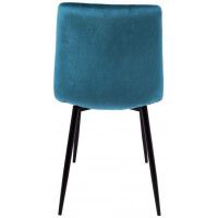 Стул AksHome Dallas (Даллас) бирюзовый велюр 85/черный купить в Минске Стул AksHome Dallas (Даллас) бирюзовый велюр 85/черный купить в Минске