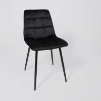 Стул AksHome Dallas (Даллас) черный велюр Nara 18 /черный купить в Минске Стул AksHome Dallas (Даллас) черный велюр Nara 18 /черный купить в Минске