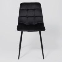 Стул AksHome Dallas (Даллас) черный велюр Nara 18 /черный купить в Минске Стул AksHome Dallas (Даллас) черный велюр Nara 18 /черный купить в Минске