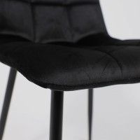 Стул AksHome Dallas (Даллас) черный велюр Nara 18 /черный купить в Минске Стул AksHome Dallas (Даллас) черный велюр Nara 18 /черный купить в Минске