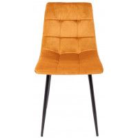 Стул AksHome Dallas (Даллас) горчичный велюр 68/черный купить в Минске Стул AksHome Dallas (Даллас) горчичный велюр 68/черный купить в Минске