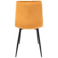 Стул AksHome Dallas (Даллас) горчичный велюр 68/черный купить в Минске Стул AksHome Dallas (Даллас) горчичный велюр 68/черный купить в Минске