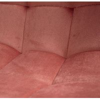 Стул AksHome Dallas (Даллас) розовый велюр 91/черный купить в Минске