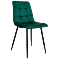Стул AksHome Dallas (Даллас) зеленый велюр 78/черный