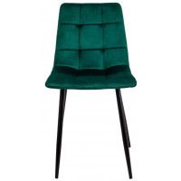 Стул AksHome Dallas (Даллас) зеленый велюр 78/черный купить в Минске